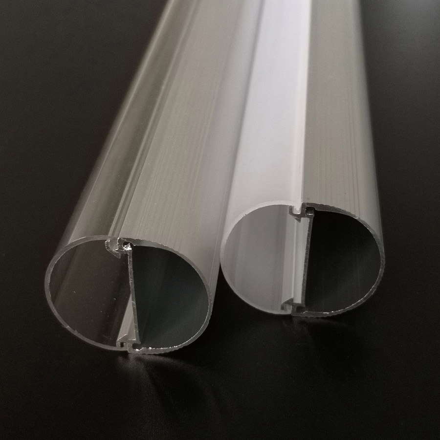 LED T8 Tube Housing PC Cover ແລະຖານອາລູມິນຽມ